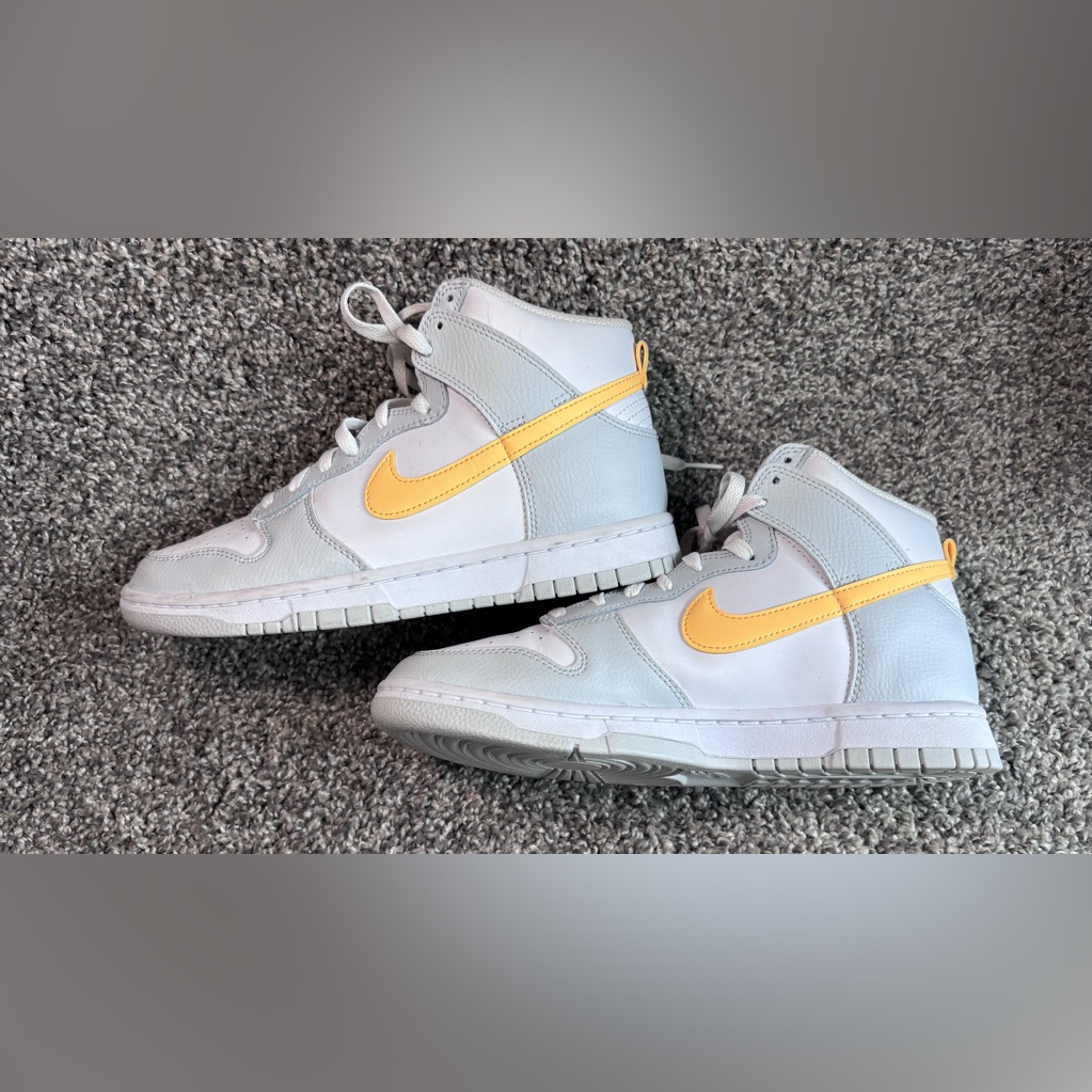 Nike High Dunk Pure Platinum Melon Tint Women’s 9 Sneakers Classic Fq2755-001